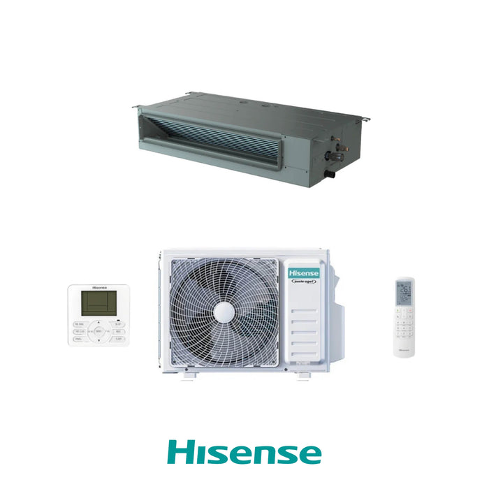 HISENSE CONDIZIONATORE CANALIZZATA SET 36000 BTU AUD105UX4REH8 MONOFASE R32 TURBO INVERTER A++/A+