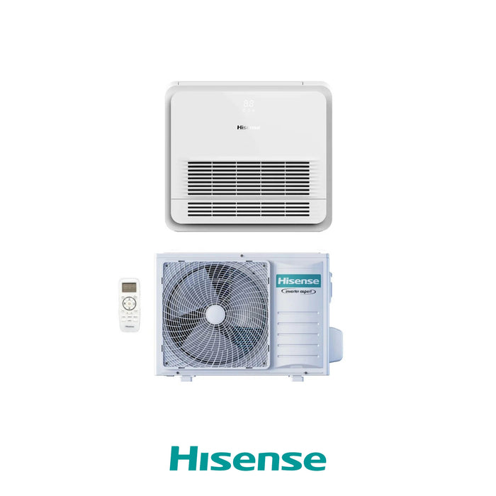 HISENSE CONDIZIONATORE CONSOLE PAVIMENTO SET AKT52UR4RK8 NEW R32 TURBO INVERTER A++
